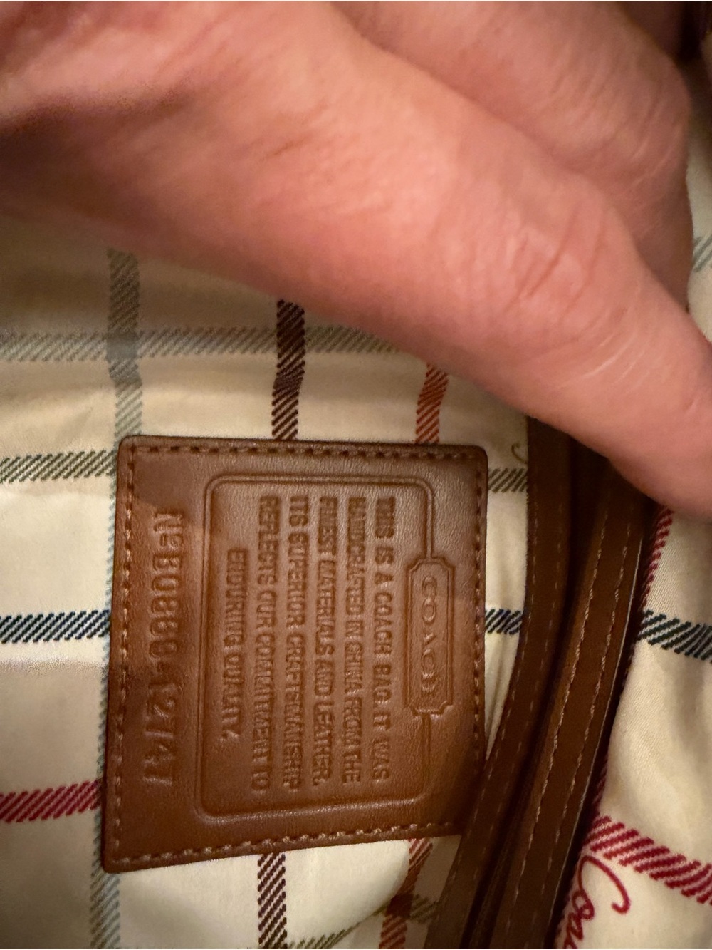 Coach Vintage Y2K Signature Denim Jacquard Kisslock Shoulder Bag 12717 - Picture 6 of 7